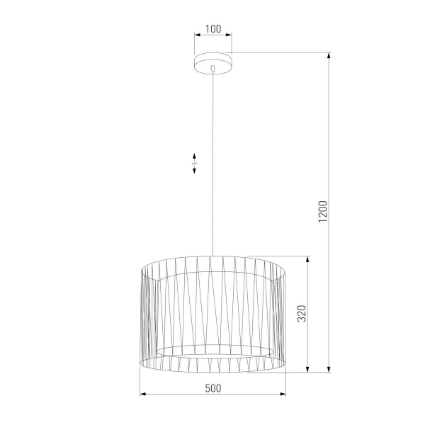 Подвесной светильник TK Lighting 1655 Harmony Black Подвесной светильник TK Lighting 1655 Harmony Black