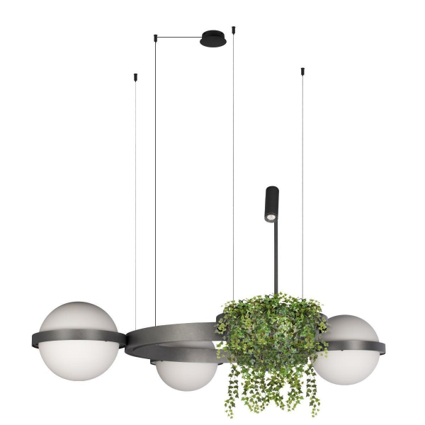 Подвесной светодиодный светильник Loft IT Jardin 10121/3 Dark grey Подвесной светодиодный светильник Loft IT Jardin 10121/3 Dark grey