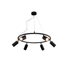 Светильник подвесной Crystal Lux RIVO SP6 BL