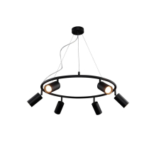 Светильник подвесной Crystal Lux RIVO SP6 BL