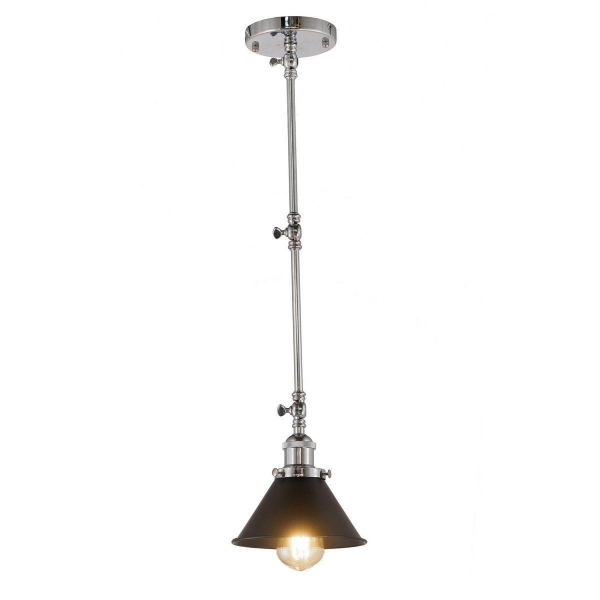 Подвесной светильник Lumina Deco Gubi LDP B005 CHR+BK Подвесной светильник Lumina Deco Gubi LDP B005 CHR+BK