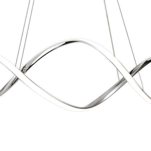 Подвесной светодиодный светильник Escada Knot 10236/1LED Chrome Подвесной светодиодный светильник Escada Knot 10236/1LED Chrome