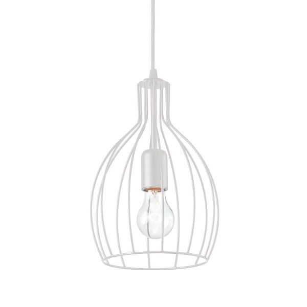 Подвесной светильник Ideal Lux Ampolla-2 SP1 Bianco 200880 Подвесной светильник Ideal Lux Ampolla-2 SP1 Bianco 200880
