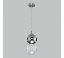 Подвесной светильник Eurosvet Selisa 50091/1 хром/дымчатый
