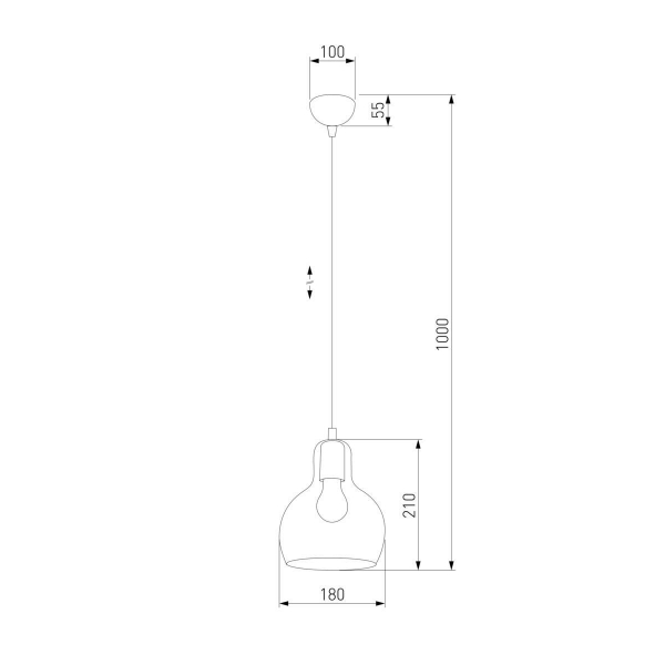 Подвесной светильник TK Lighting 601 Mango 1 Подвесной светильник TK Lighting 601 Mango 1