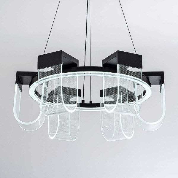 Подвесной cветильник LED4U L7707-600 BK Подвесной cветильник LED4U L7707-600 BK