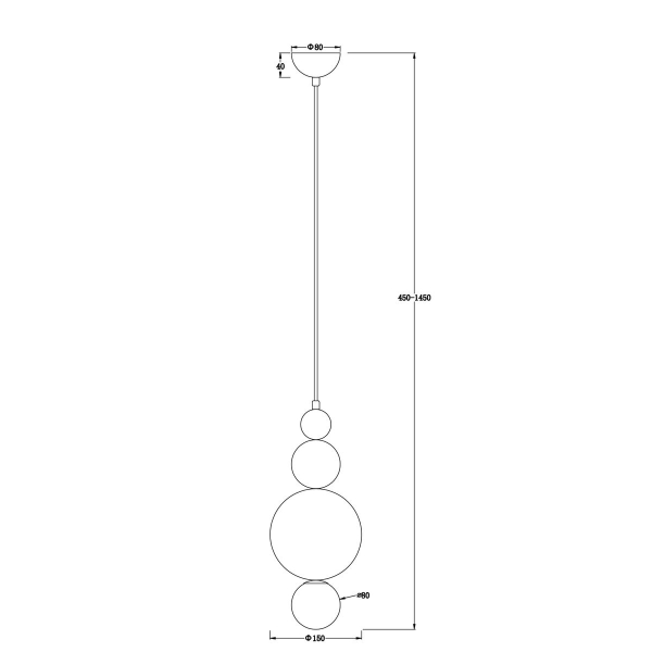 Подвесной светильник Freya Pearl FR5388PL-01CH