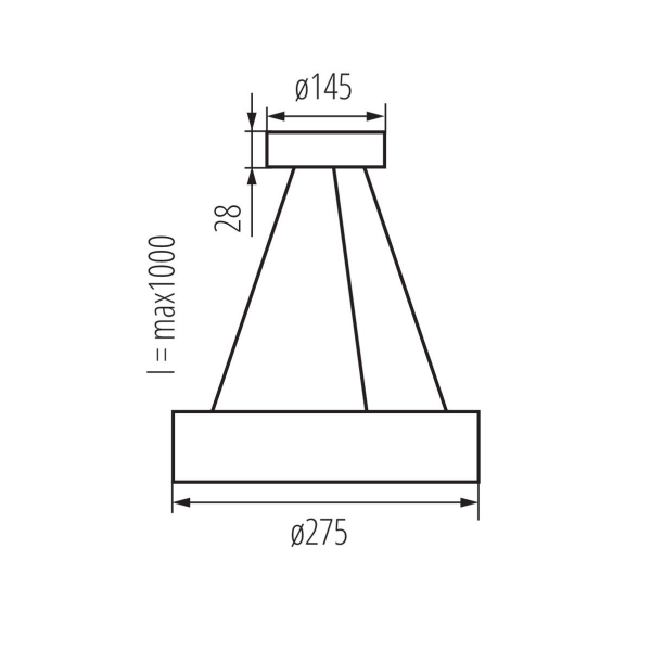 Подвесной светильник Kanlux JASMIN C 270-B 36505