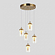 Подвесной светильник Eurosvet Palm 201056 LED латунь a072230