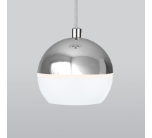 Подвесной светодиодный светильник Elektrostandard DLS023 9W 4200K белый/хром a047803