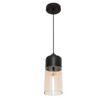 Подвесной светильник Gerhort G51129/1C BK BK+CL