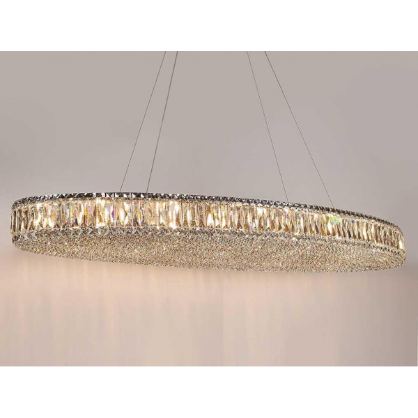 Подвесной светильник Newport Valencia 8458+14/S chrome М0070387 Подвесной светильник Newport Valencia 8458+14/S chrome М0070387