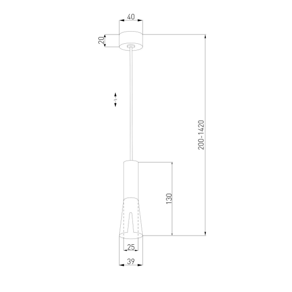 Подвесной светодиодный светильник Elektrostandard Pino 50311 LED a067972 Подвесной светодиодный светильник Elektrostandard Pino 50311 LED a067972
