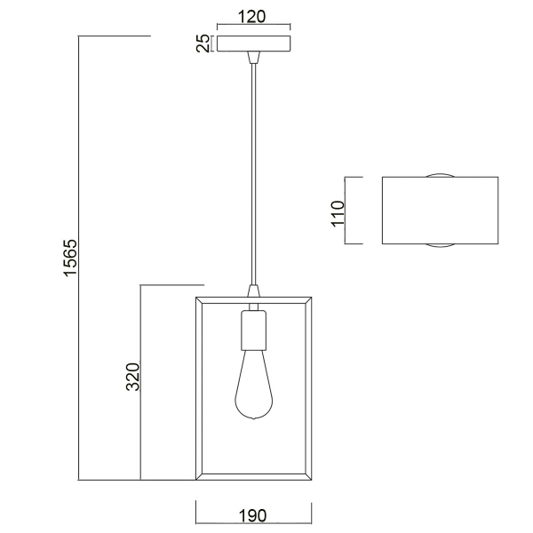Подвесной светильник Vele Luce Thomas VL6432P21