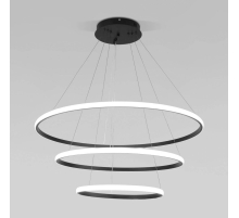 Подвесной светодиодный светильник Eurosvet Collars 90264/3 черный