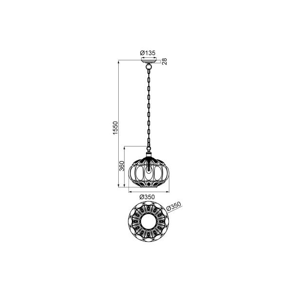 Подвесной светильник Vele Luce Helen VL4266P21 Подвесной светильник Vele Luce Helen VL4266P21
