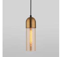 Подвесной светильник Eurosvet Airon 50180/1 янтарный
