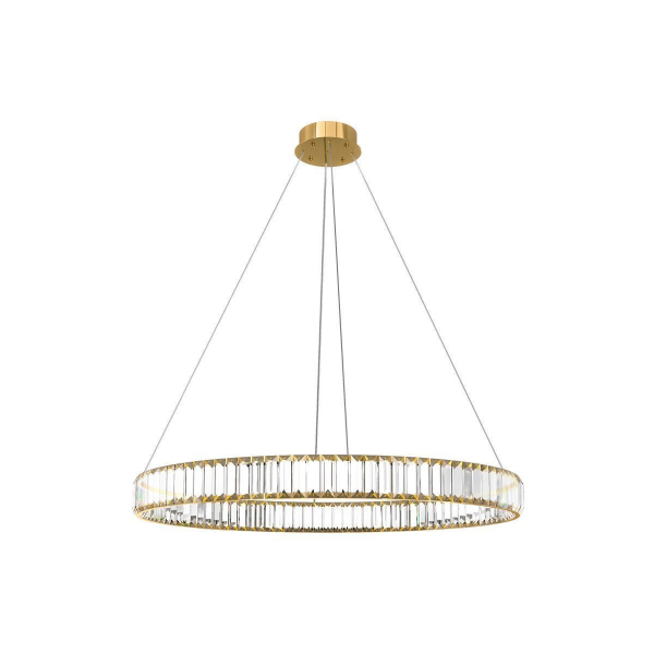 Подвесной светодиодный светильник Loft IT Crystal ring 10135/800 Gold Подвесной светодиодный светильник Loft IT Crystal ring 10135/800 Gold