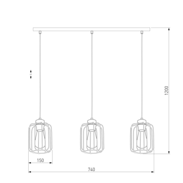 Подвесной светильник TK Lighting 4716 Galaxy New Подвесной светильник TK Lighting 4716 Galaxy New