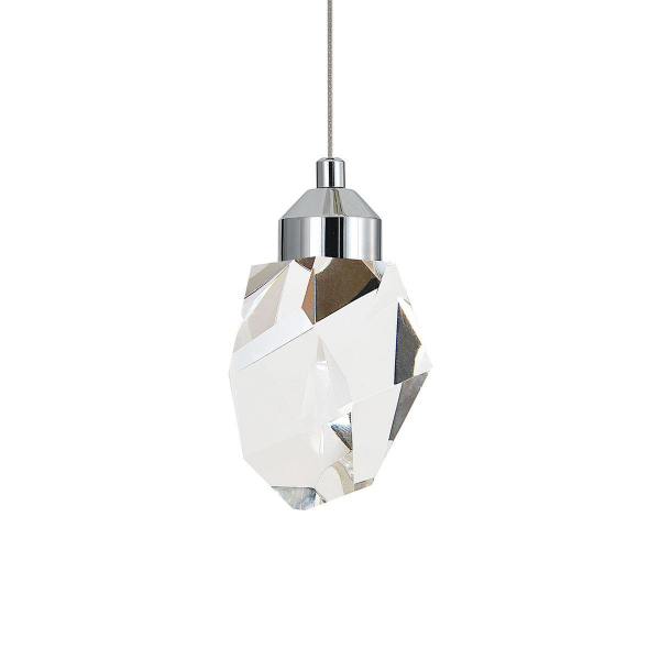 Подвесной светодиодный светильник Indigo Crystal 12053/1P Chrome V000133L Подвесной светодиодный светильник Indigo Crystal 12053/1P Chrome V000133L