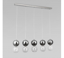 Подвесной светильник Eurosvet Selisa 50091/5 хром/дымчатый