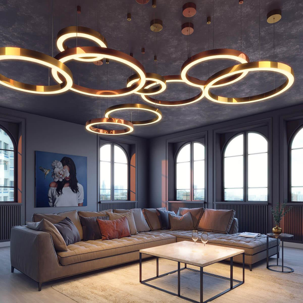 Подвесной светодиодный светильник Odeon Light L-vision Brizzi 3885/35LG Подвесной светодиодный светильник Odeon Light L-vision Brizzi 3885/35LG
