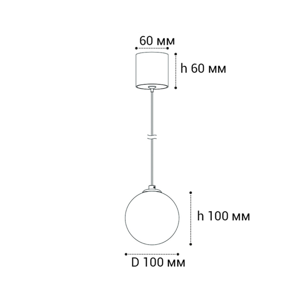 Подвесной светодиодный светильник Italline IT08-8025 black 3000K