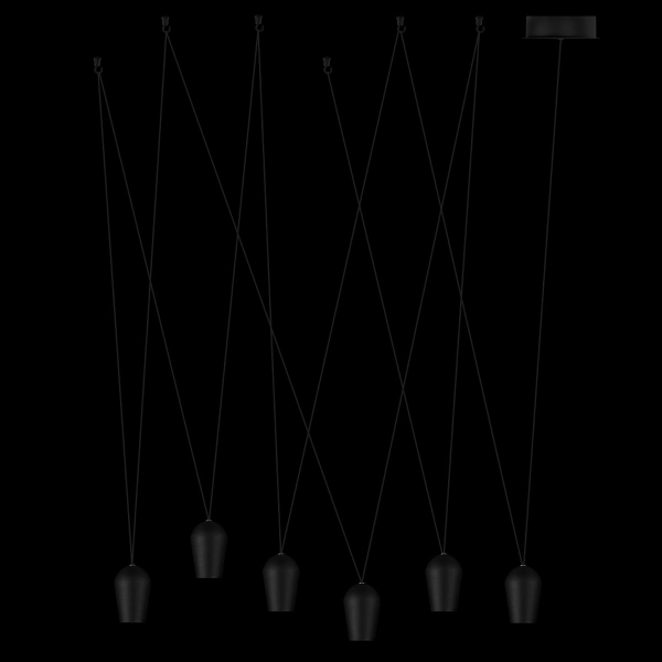 Подвесной светодиодный светильник Loft IT Blackout 10357/6 Подвесной светодиодный светильник Loft IT Blackout 10357/6