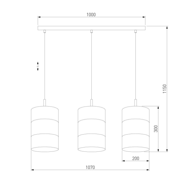 Подвесной светильник TK Lighting 3215 Bogart Black Подвесной светильник TK Lighting 3215 Bogart Black