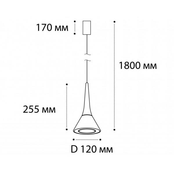 Подвесной светодиодный светильник Italline IT03-1427 coffee Подвесной светодиодный светильник Italline IT03-1427 coffee
