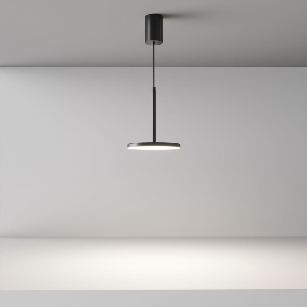 Подвесной светодиодный светильник Maytoni Technical Plato P076PL-L12W4K-B Подвесной светодиодный светильник Maytoni Technical Plato P076PL-L12W4K-B