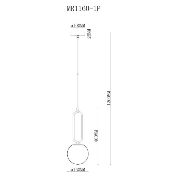Подвесной светильник MyFar Pierre MR1160-1P Подвесной светильник MyFar Pierre MR1160-1P