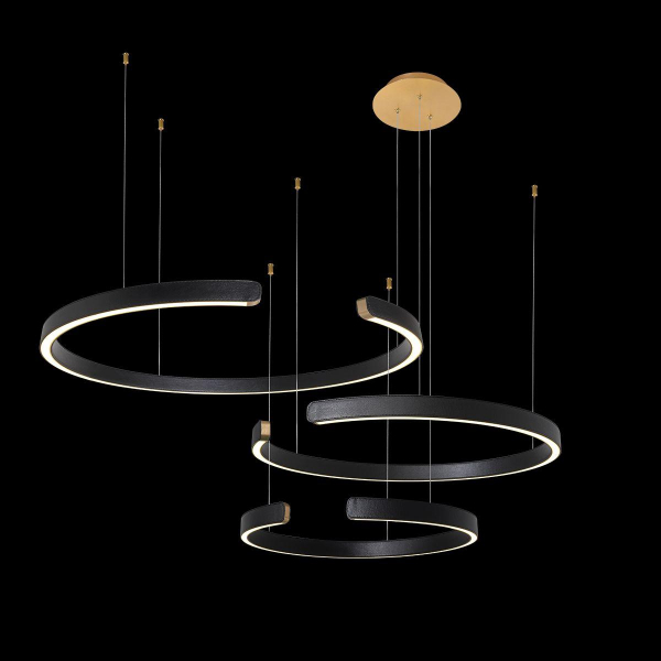 Подвесной светодиодный светильник Loft IT Ring 10025/3 Black Подвесной светодиодный светильник Loft IT Ring 10025/3 Black