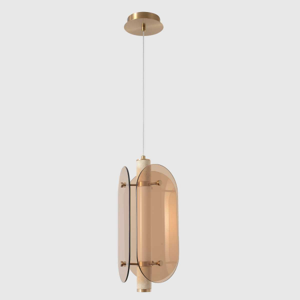 Подвесной светильник Crystal Lux AMARILLO SP18W LED BRASS Подвесной светильник Crystal Lux AMARILLO SP18W LED BRASS