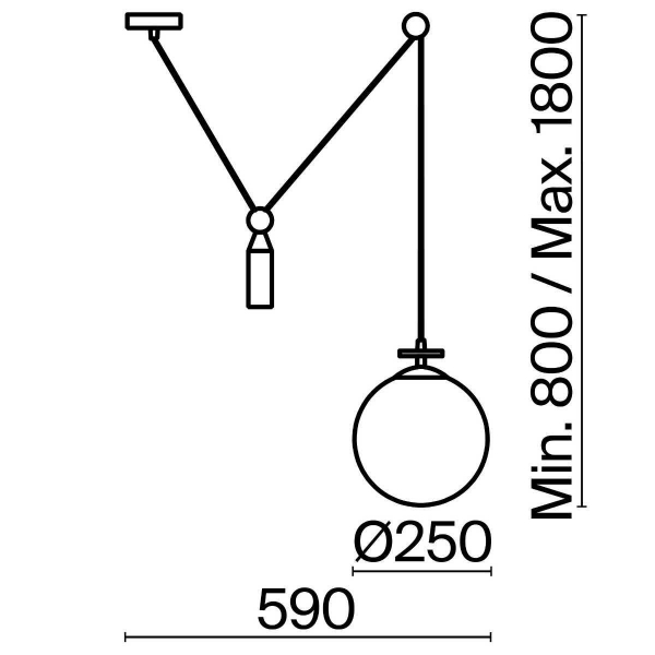 Подвесной светильник Freya Impulse FR5221PL-01BS Подвесной светильник Freya Impulse FR5221PL-01BS