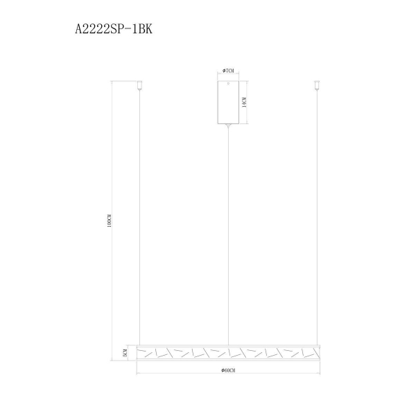Подвесной светодиодный светильник Arte Lamp Shine A2222SP-1BK Подвесной светодиодный светильник Arte Lamp Shine A2222SP-1BK