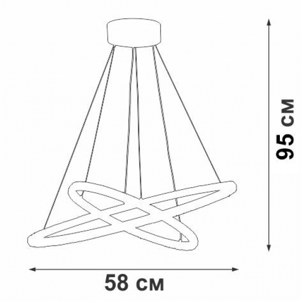 Подвесной светодиодный светильник Vitaluce V04628-03/2S Подвесной светодиодный светильник Vitaluce V04628-03/2S