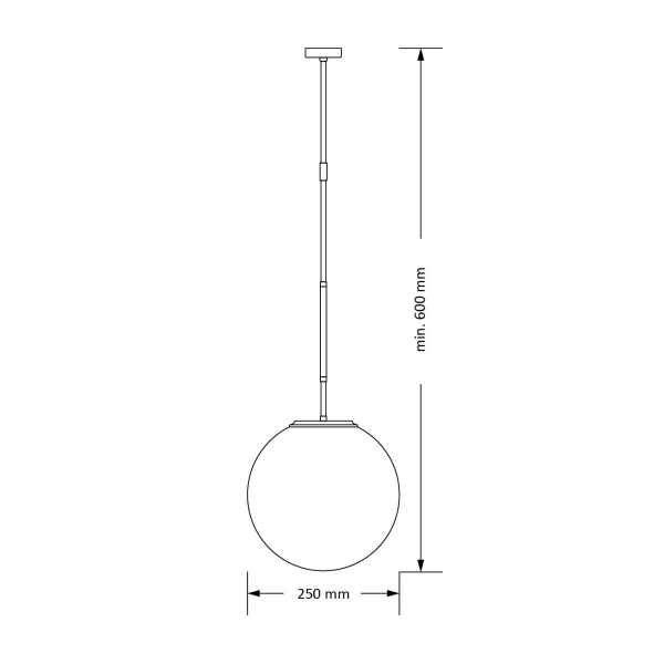 Подвесной светильник KUTEK MOOD Ultimo ULT-ZW-1(ZM)250 Подвесной светильник KUTEK MOOD Ultimo ULT-ZW-1(ZM)250