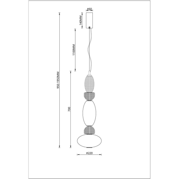 Подвесной светодиодный светильник Divinare Ambra 5016/17 SP-20 Подвесной светодиодный светильник Divinare Ambra 5016/17 SP-20