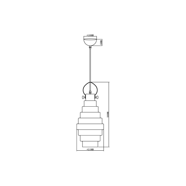 Подвесной светильник Vele Luce Genio VL5402P11 Подвесной светильник Vele Luce Genio VL5402P11