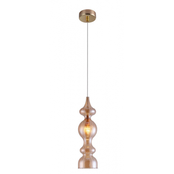 Подвесной светильник Crystal Lux Iris SP1 A Amber Подвесной светильник Crystal Lux Iris SP1 A Amber