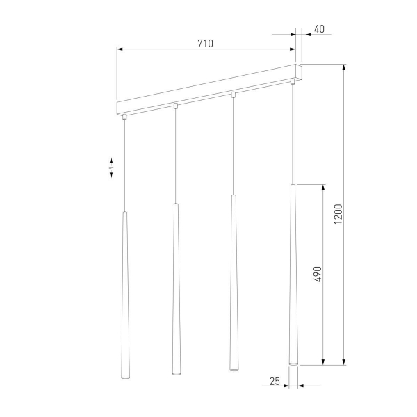 Подвесной светильник TK Lighting 6422 Piano Gold Подвесной светильник TK Lighting 6422 Piano Gold