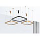 Подвесной светодиодный светильник Italline IT013-6024 gold 3000K