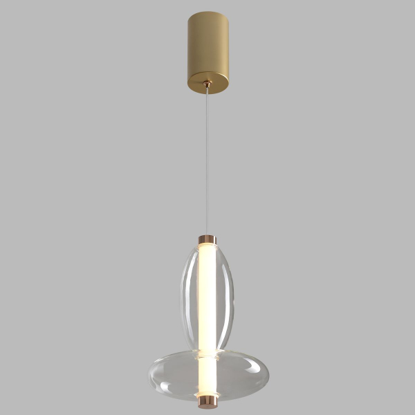 Подвесной светодиодный светильник Crystal Lux Quasar SP7W Led Transparent Подвесной светодиодный светильник Crystal Lux Quasar SP7W Led Transparent