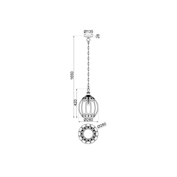 Подвесной светильник Vele Luce Helen VL4266P31 Подвесной светильник Vele Luce Helen VL4266P31