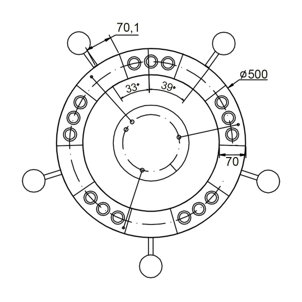 Подвесной светильник Vele Luce Octopus VL10152P05 Подвесной светильник Vele Luce Octopus VL10152P05