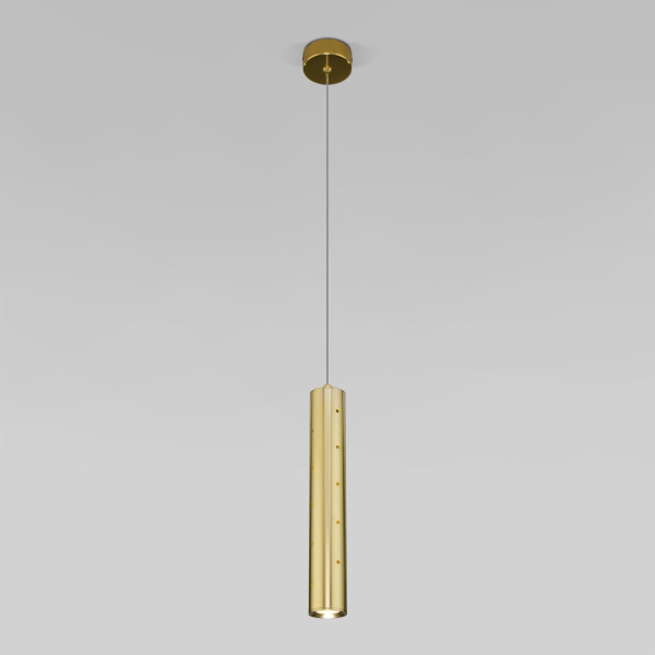 Подвесной светодиодный светильник Elektrostandard Bong 50214/1 Led золото a055667