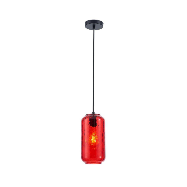 Подвесной светильник Escada Rise 10177/1S Black/Red Подвесной светильник Escada Rise 10177/1S Black/Red