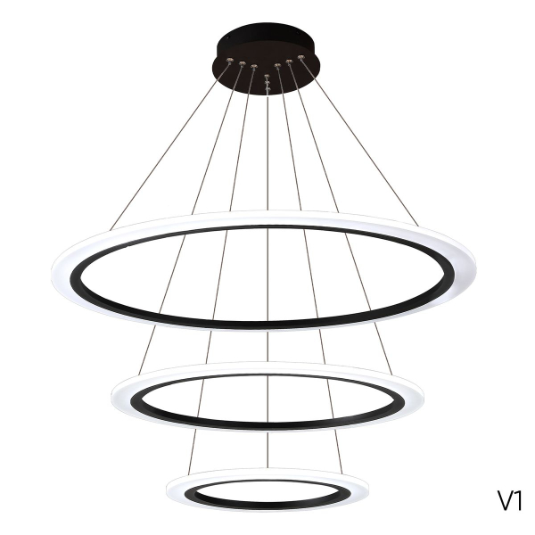 Подвесной светодиодный светильник Crystal Lux Manzana SP67W Led  Black