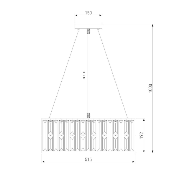 Подвесная люстра Bogates 299/5 Strotskis Подвесная люстра Bogates 299/5 Strotskis
